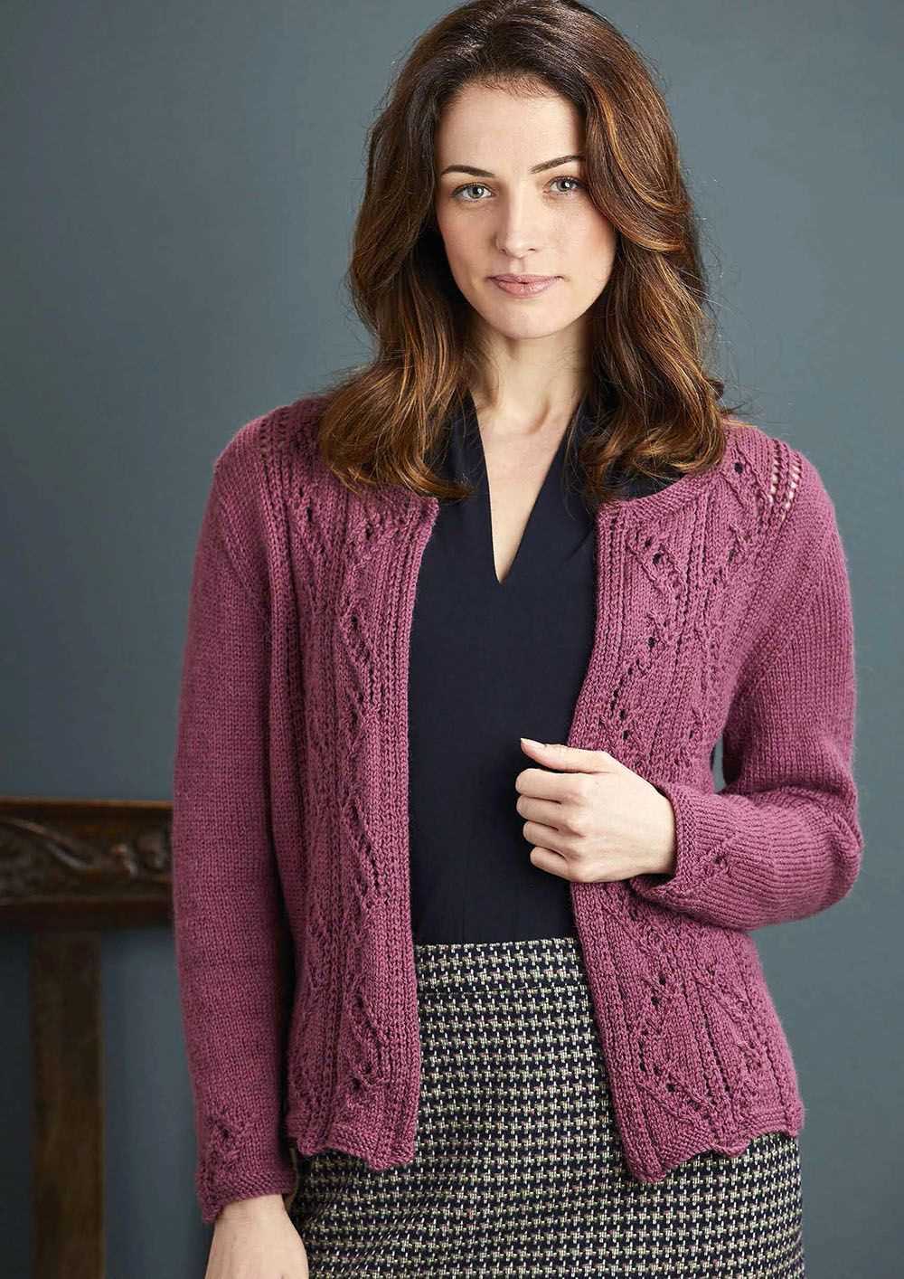 Casual cardigan knitting pattern