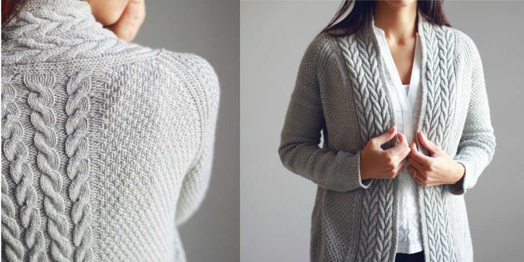 Casual cardigan knitting pattern