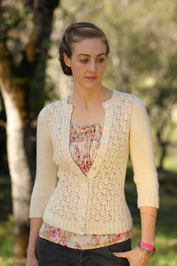 Casual cardigan knitting pattern