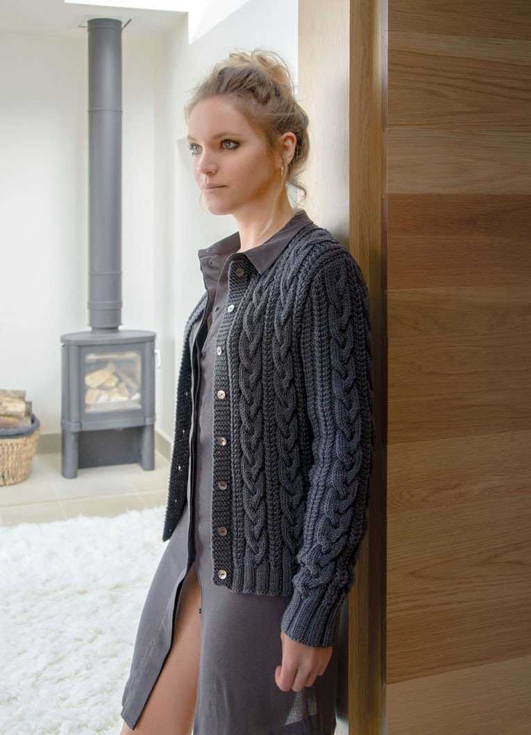 Casual cardigan knitting pattern
