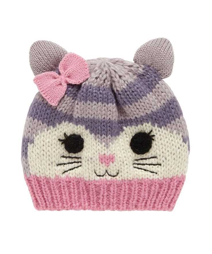 Cat beanie knitting pattern free