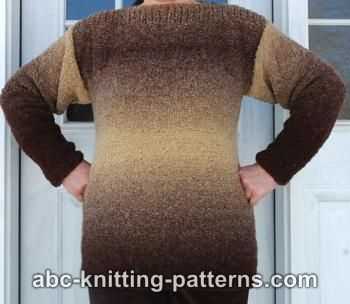 Easy free sweater knitting pattern