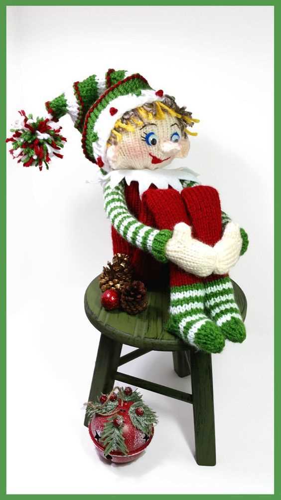 Free knitting pattern for elf on the shelf