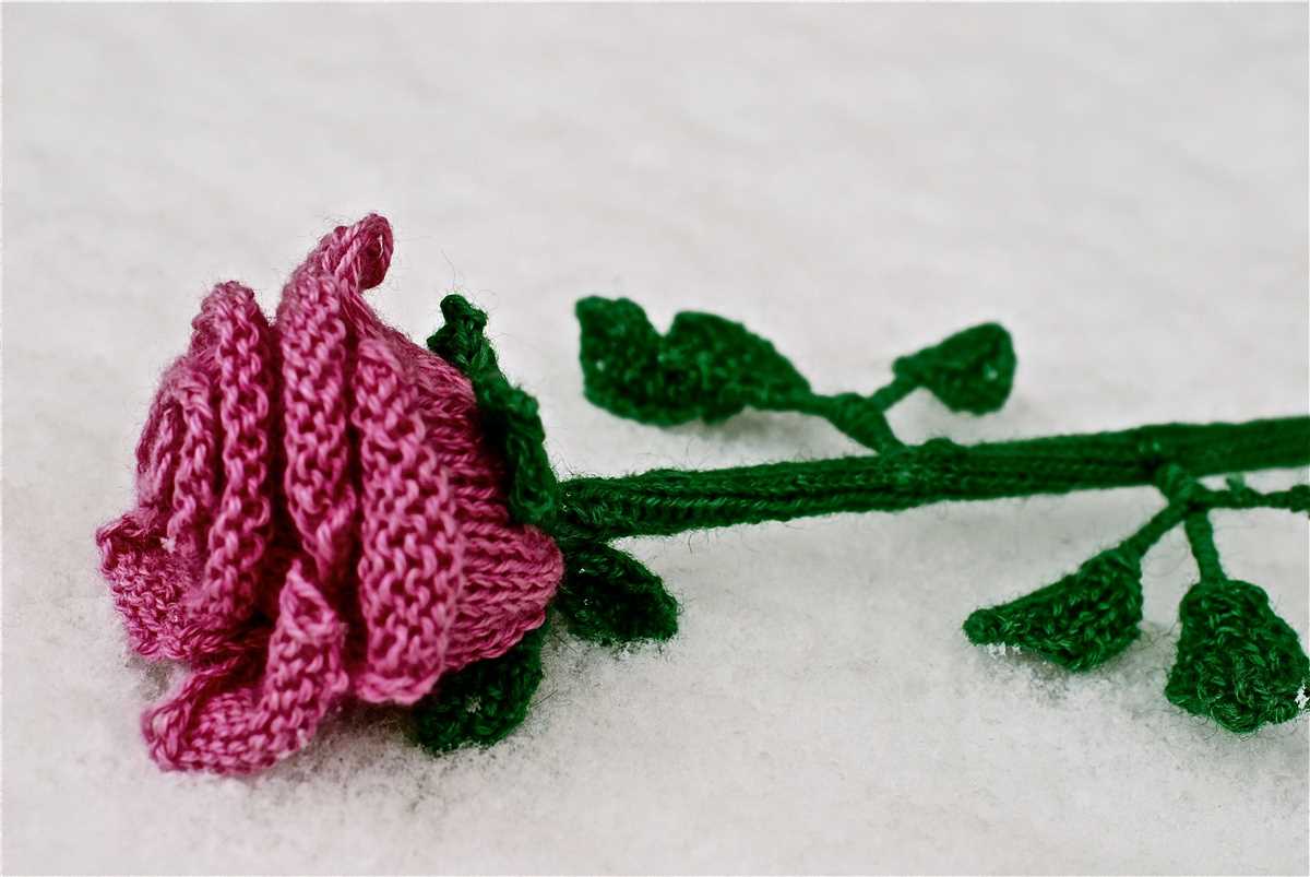 Free knitted flower patterns
