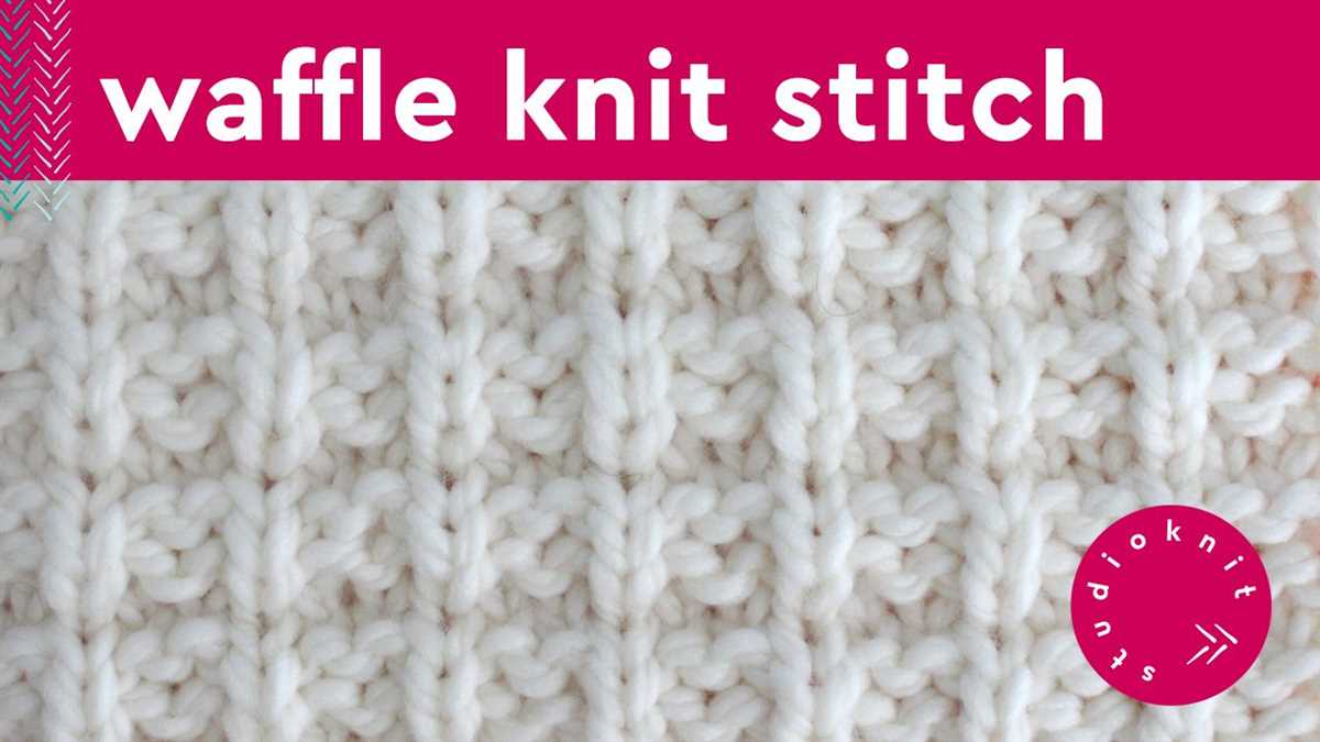 Knit stitch 50 knit and purl patterns