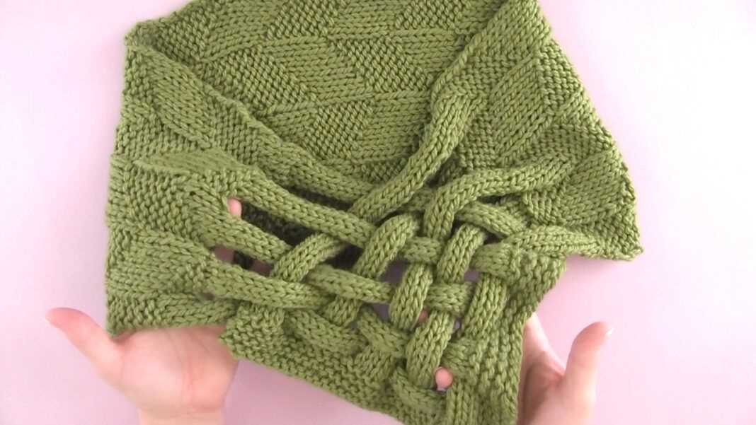 Celtic cable scarf knitting pattern free