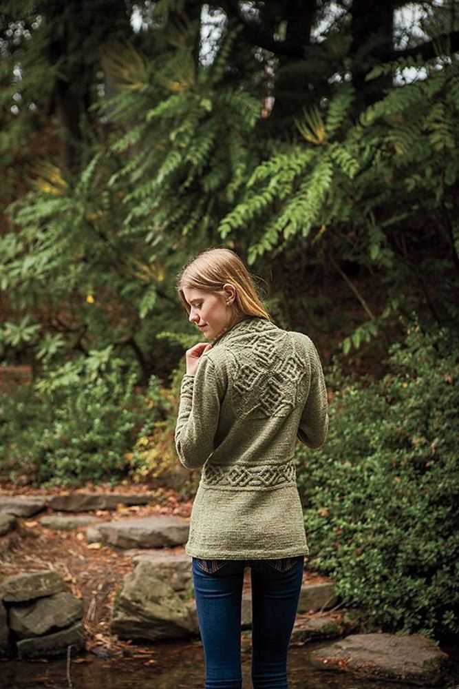 Celtic cardigan knitting pattern