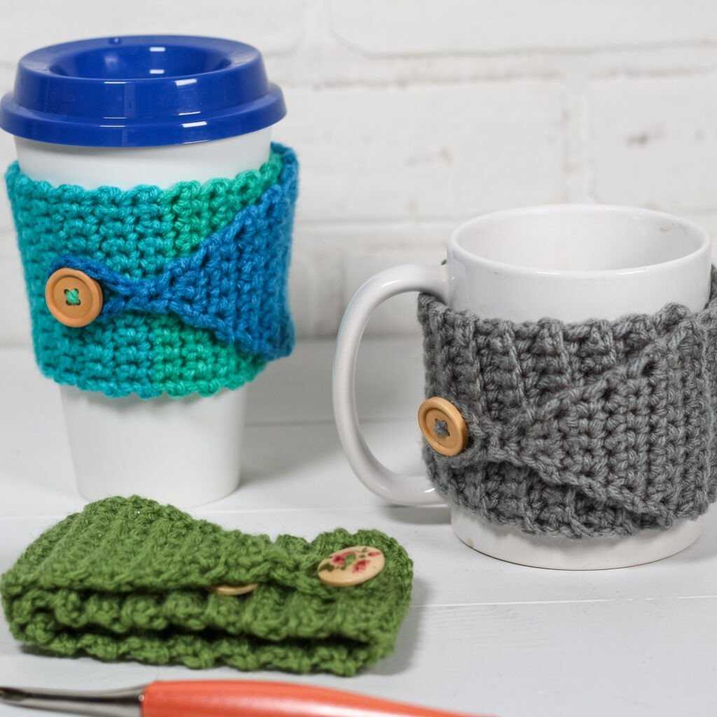 Knitted mug cosy pattern