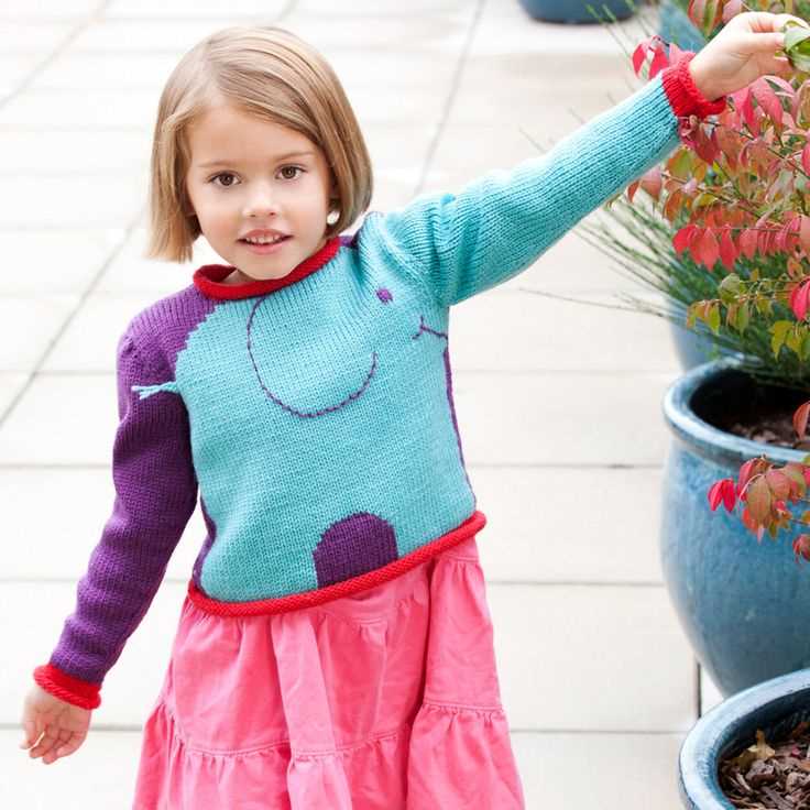 Childs sweater free knitting pattern