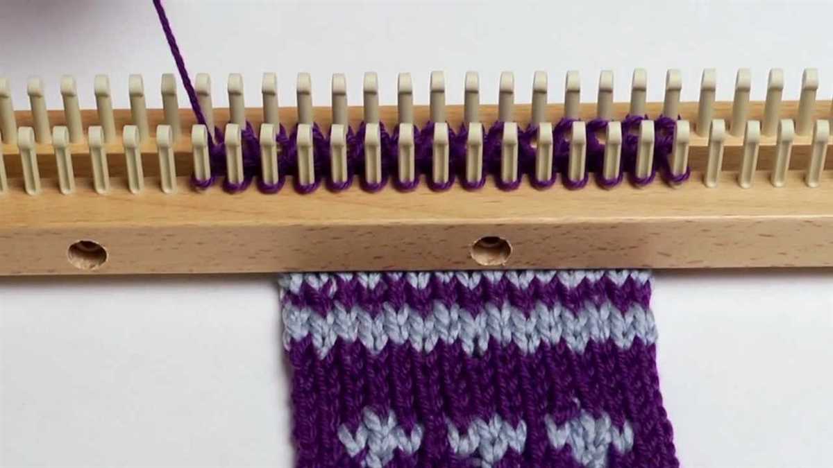 Changing colors in knitting patterns