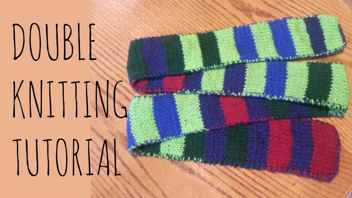 Checkerboard knit scarf pattern