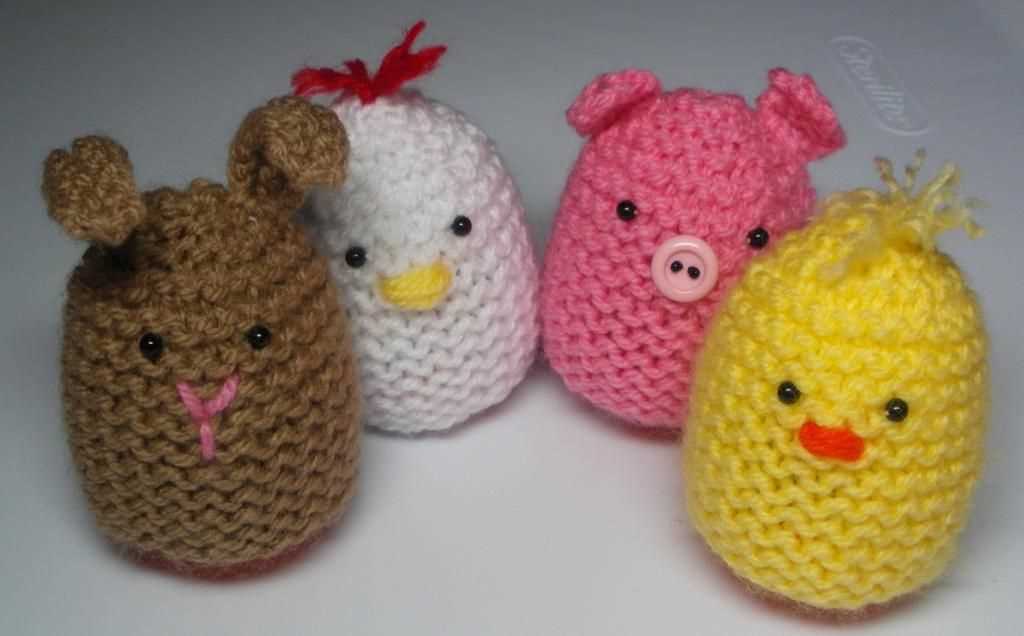 Chick and egg knitting pattern