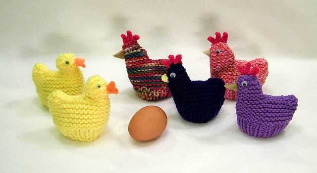Chick and egg knitting pattern