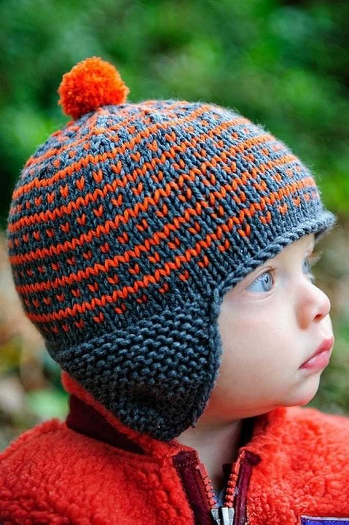 Childrens knitted hat free patterns
