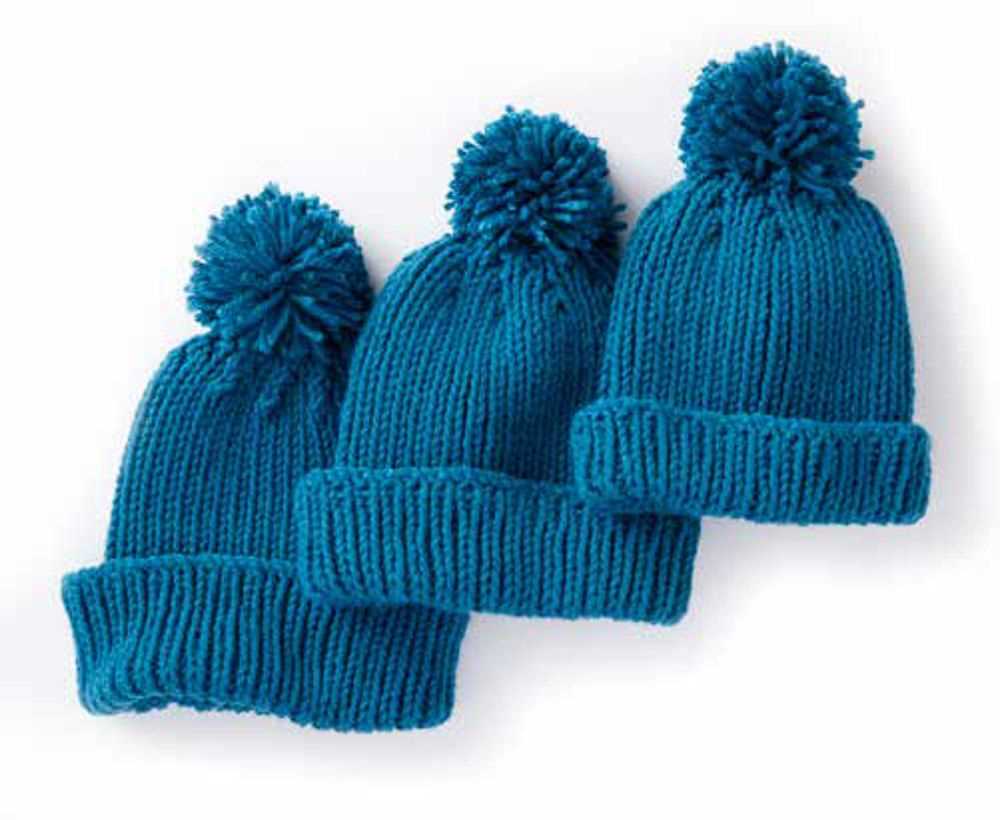 Childs bobble hat knitting pattern