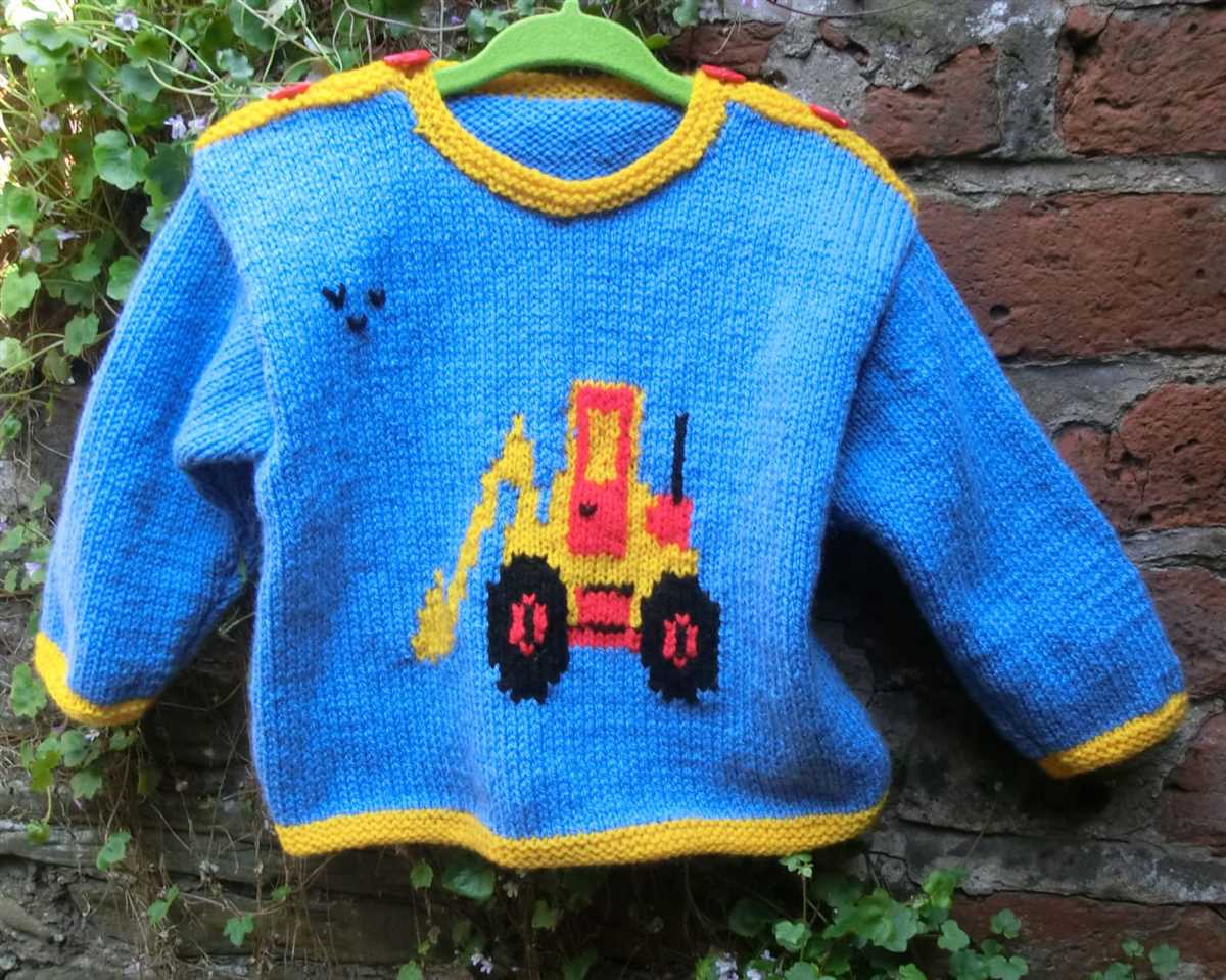 Childs sweater free knitting pattern