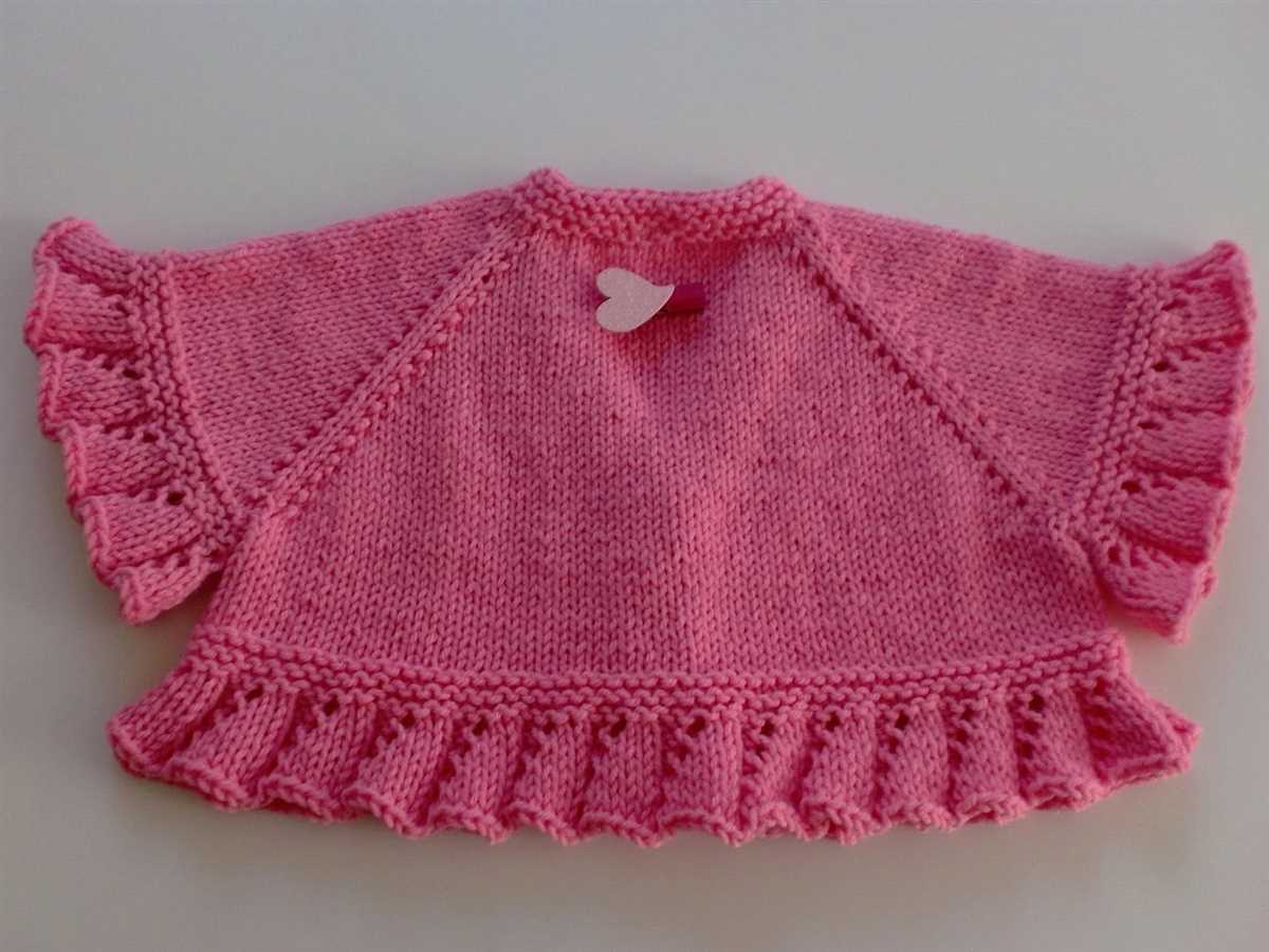 Childs bolero knitting pattern free