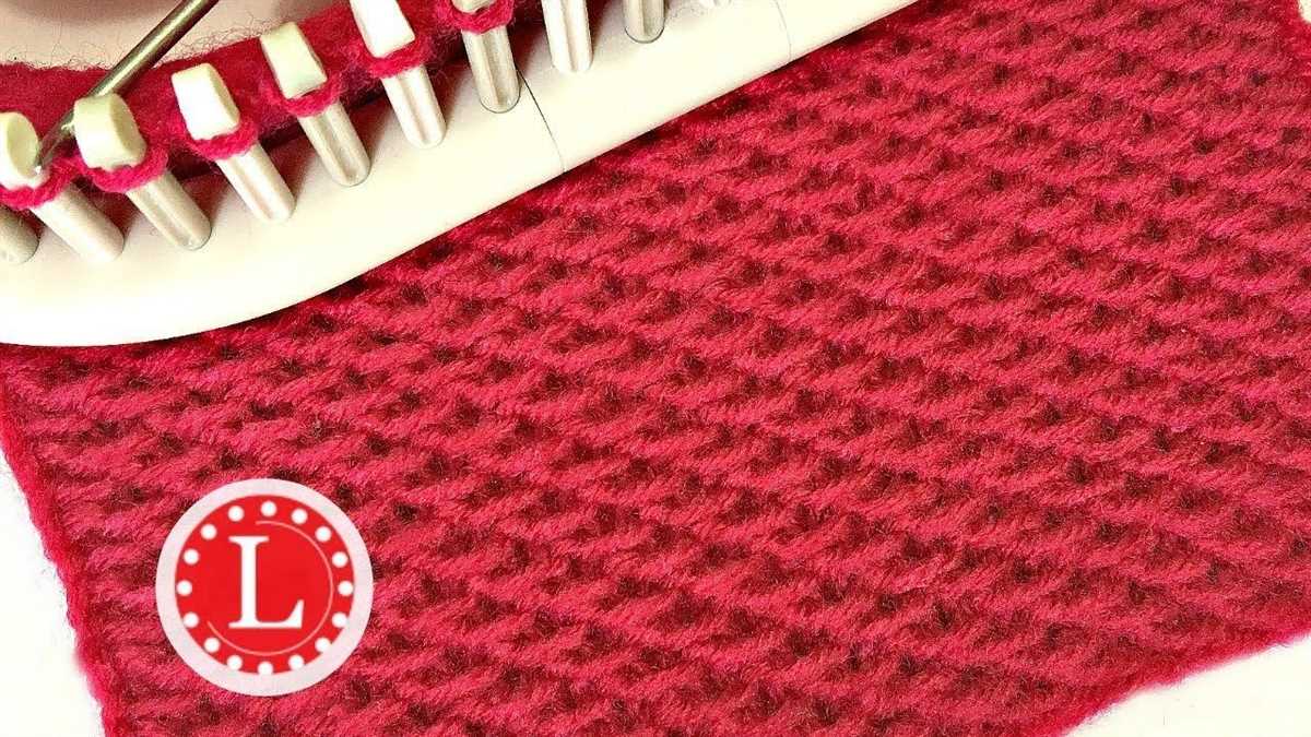 Chinese wave knit dishcloth pattern