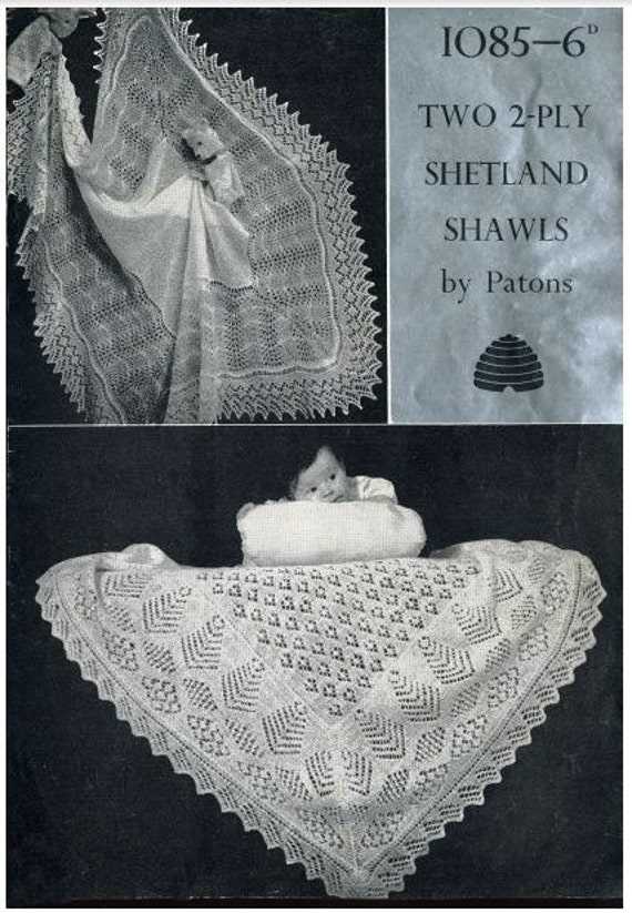 Christening shawl knitting pattern