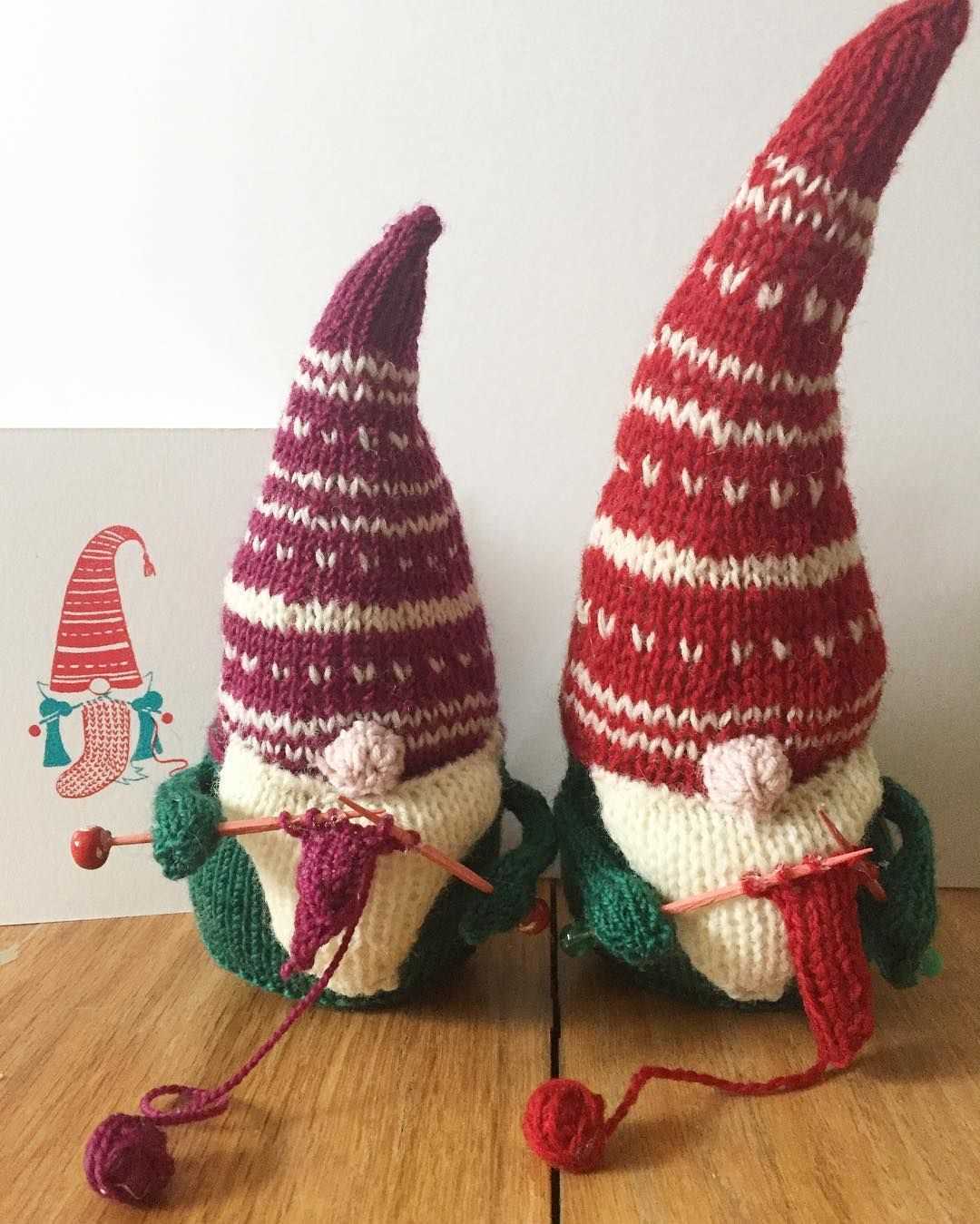 Create a Adorable Christmas Gnome with this Knitting Pattern Christmas gnome knitting pattern