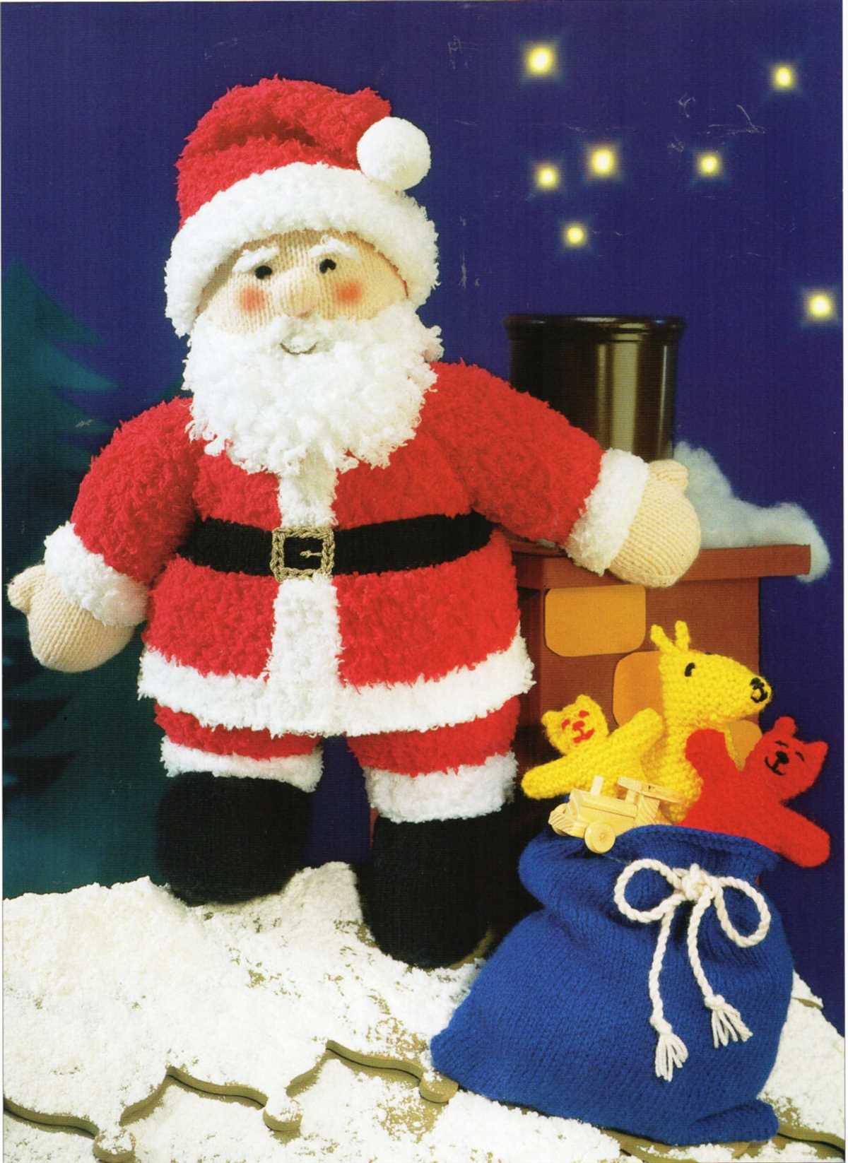 Christmas sack knitting pattern