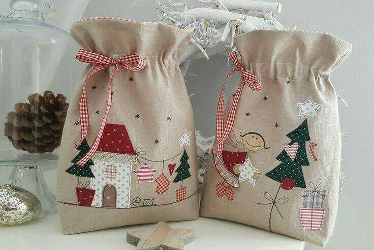 Christmas sack knitting pattern
