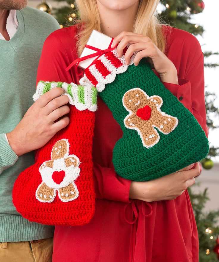 Christmas stockings knitting patterns easy