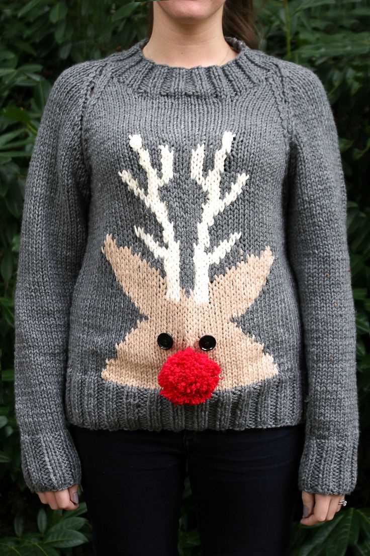 Christmas tree jumper knitting pattern