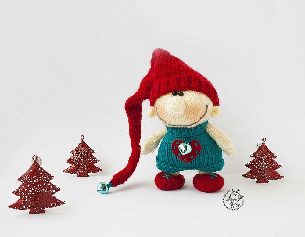 Christmas gnome knitting pattern