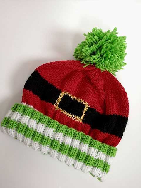 Christmas knitting hat patterns