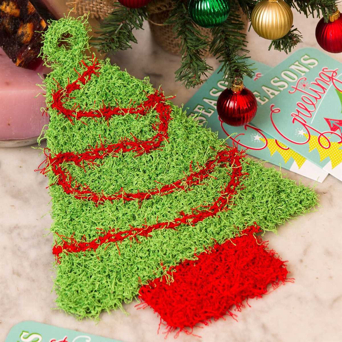 Christmas tree free knitting pattern