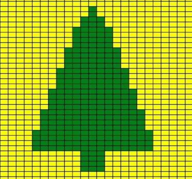 Christmas tree knitted dishcloth patterns
