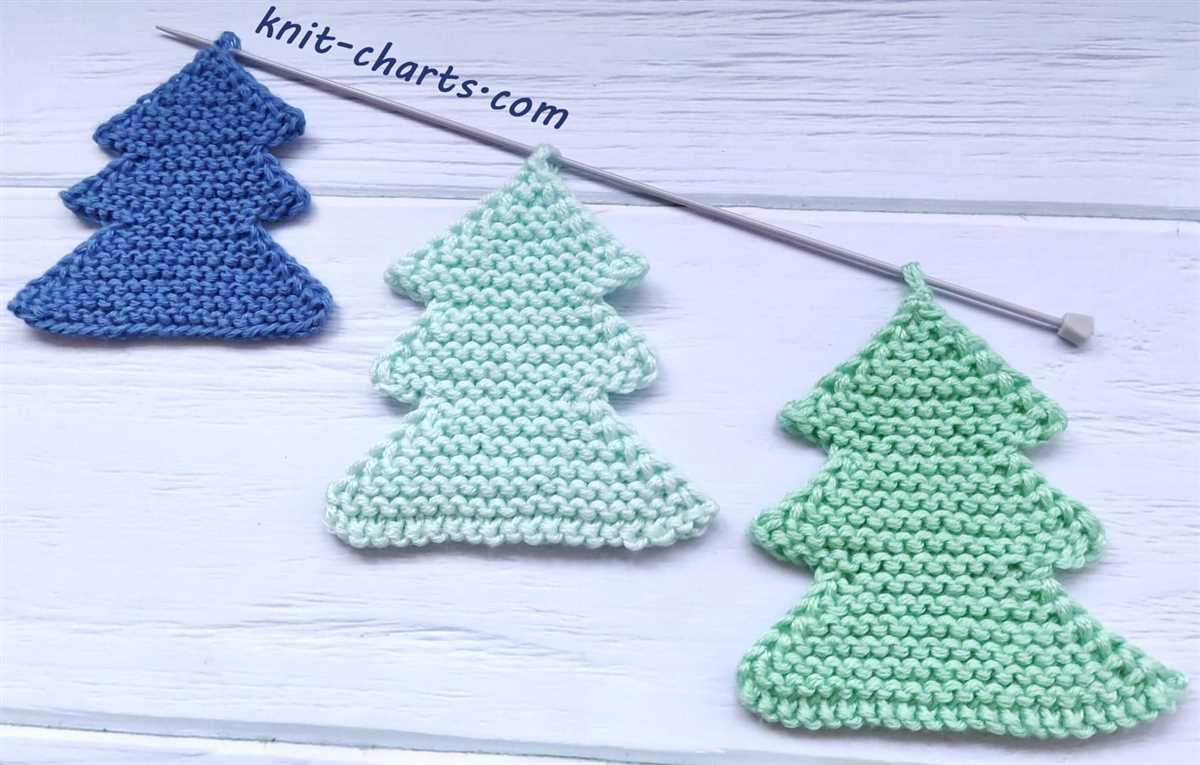 Christmas tree knitting patterns free