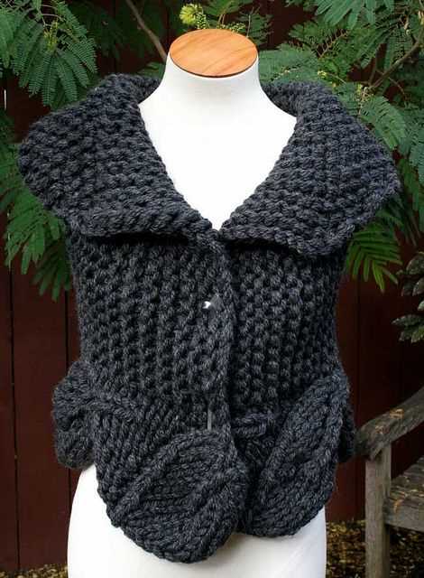 Chunky knit wrap pattern free