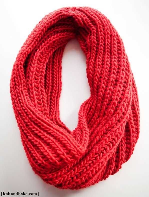 Chunky knit cowl pattern