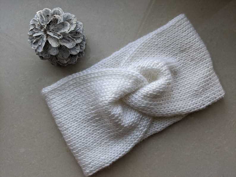 Chunky knit ear warmer pattern free