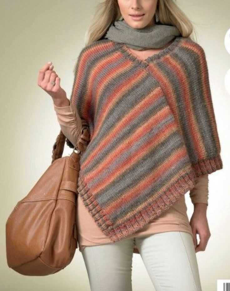 Create a cozy chunky knit poncho with this easy-to-follow pattern Chunky knit poncho pattern