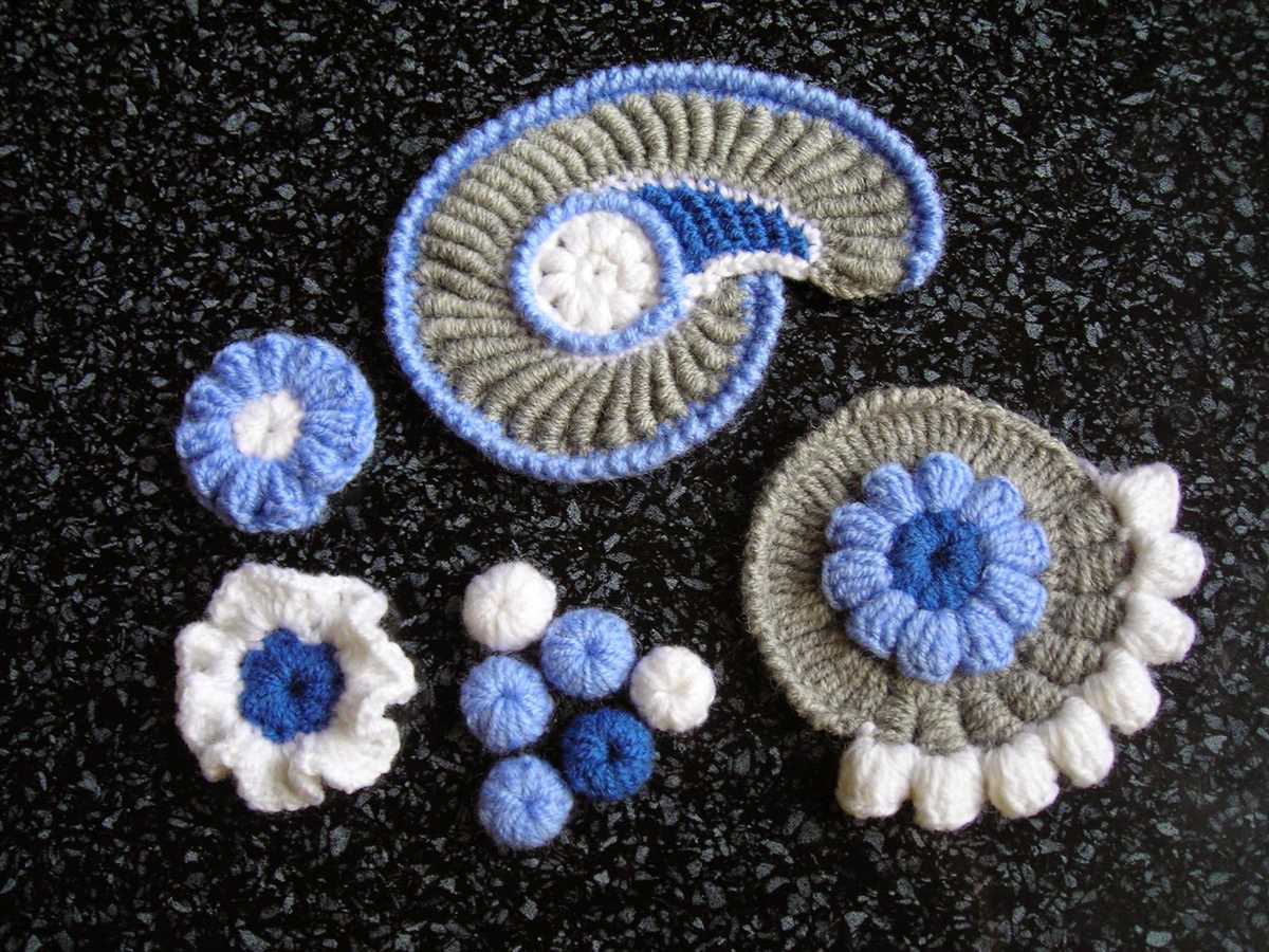 Freeform knitting and crochet patterns