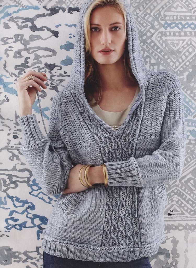 Create a Stylish Knitted Hoodie for Women with This Easy-to-Follow Pattern Knitted hoodie pattern women's