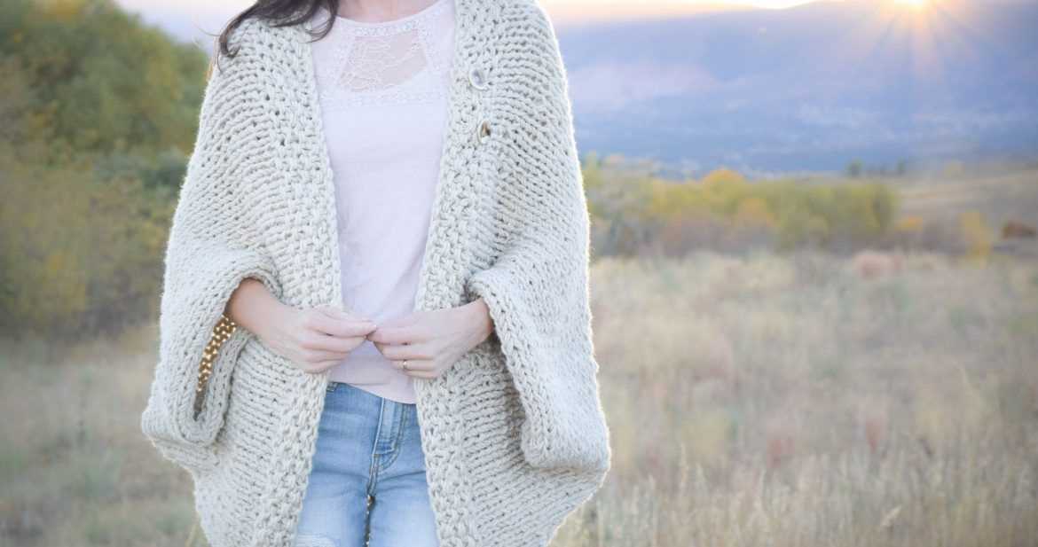 Boxy cardigan knitting pattern