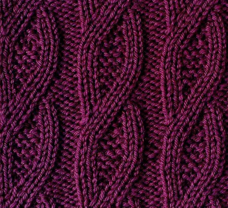 Clamshell knitting pattern