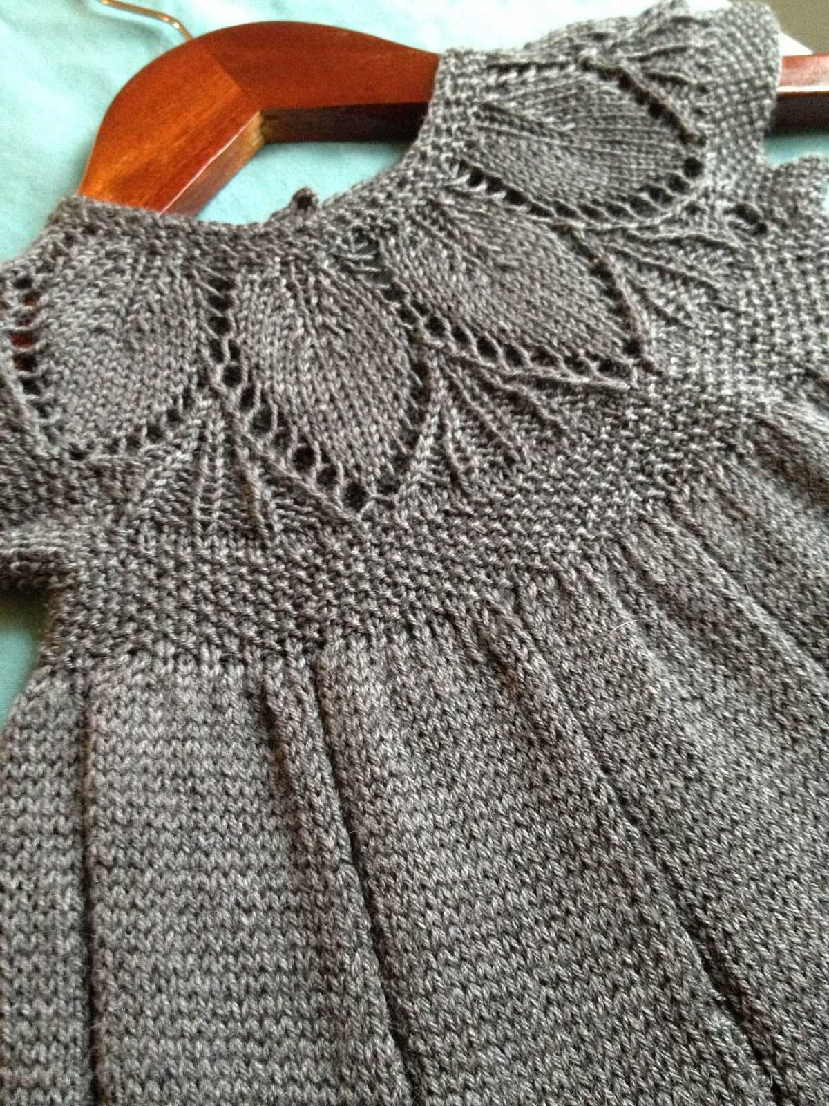 Clara dress knitting pattern