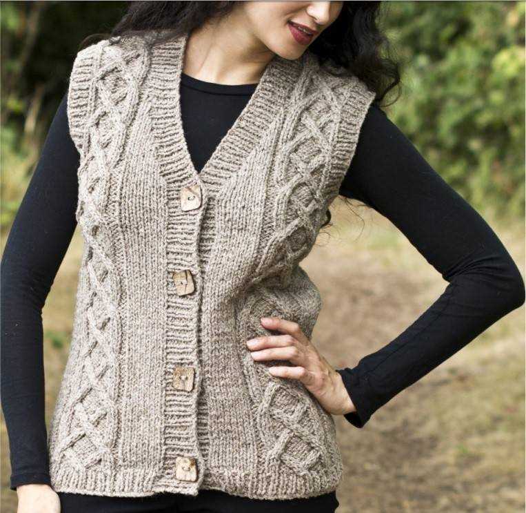 Classic vest knitting pattern