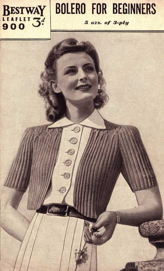 Free knitted bolero pattern for ladies