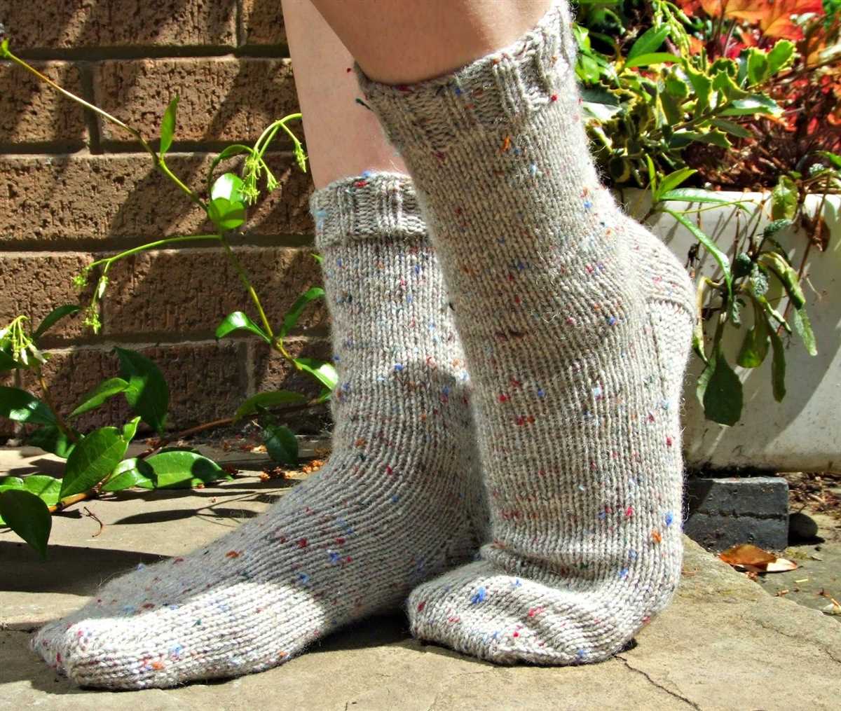 Free beginner sock knitting pattern