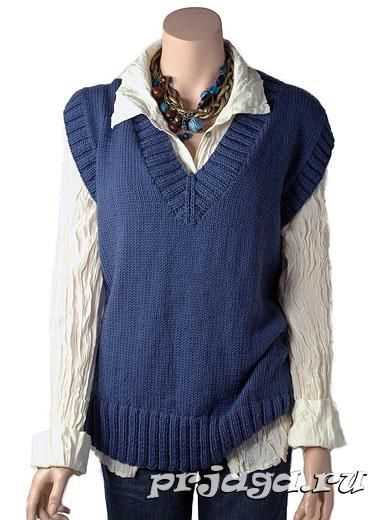 Easy knit vest free pattern