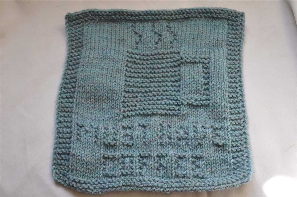 Coasters knitting patterns