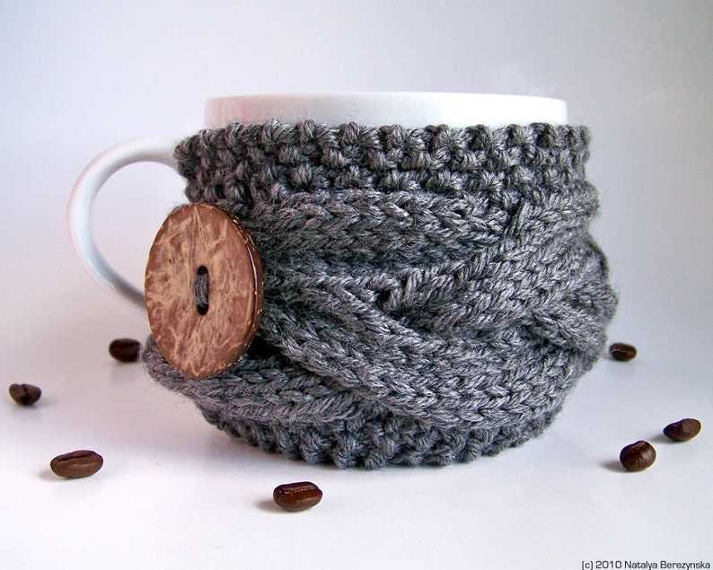 Coffee sleeve knitting pattern