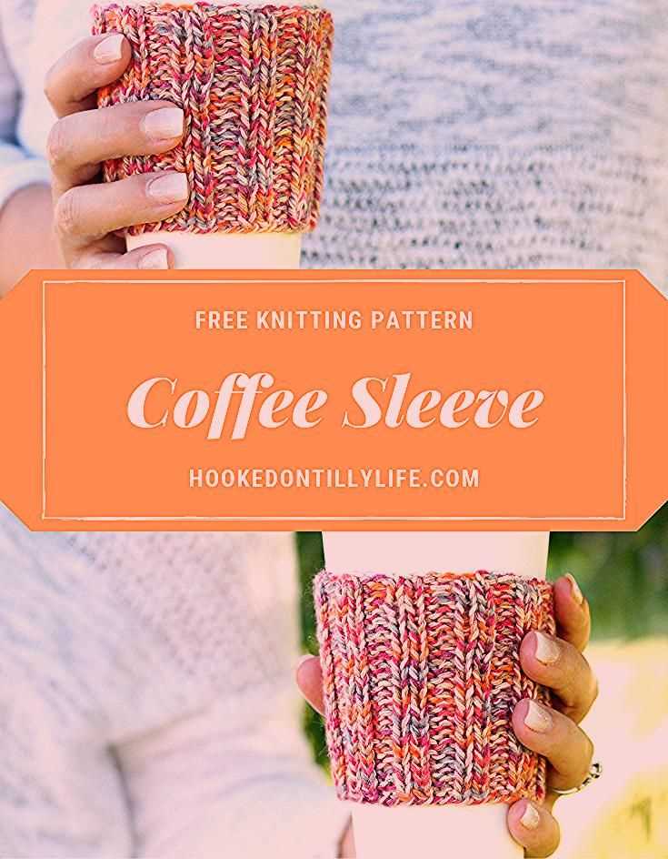 Coffee sleeve knitting pattern