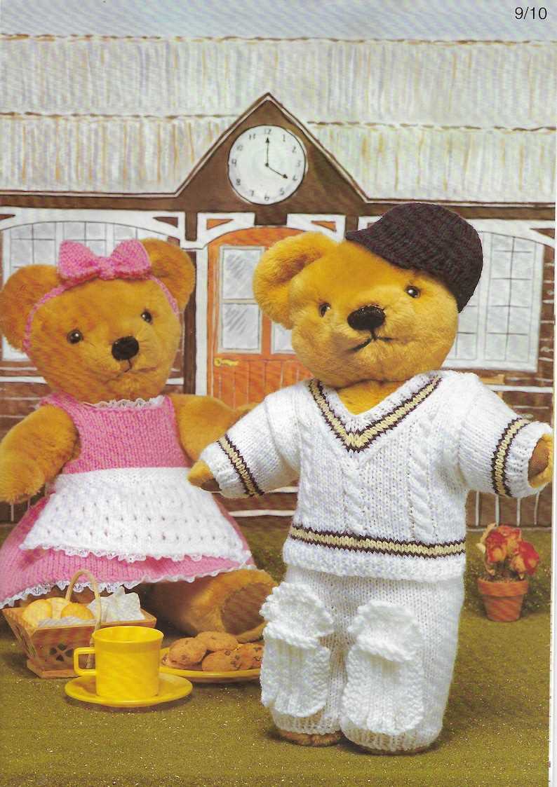 Knitted clothes for teddy bears patterns